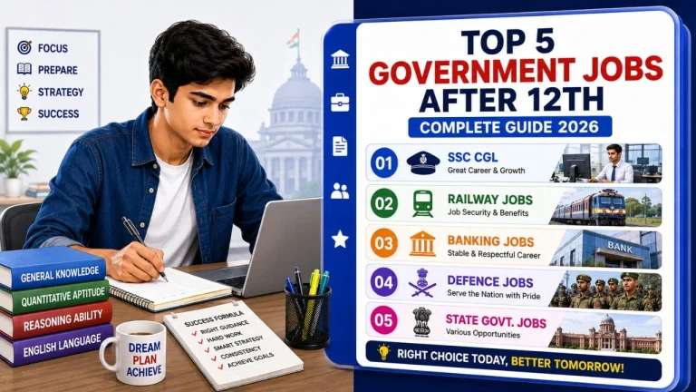 Top 5 Government Jobs After 12th: Complete Guide 2026