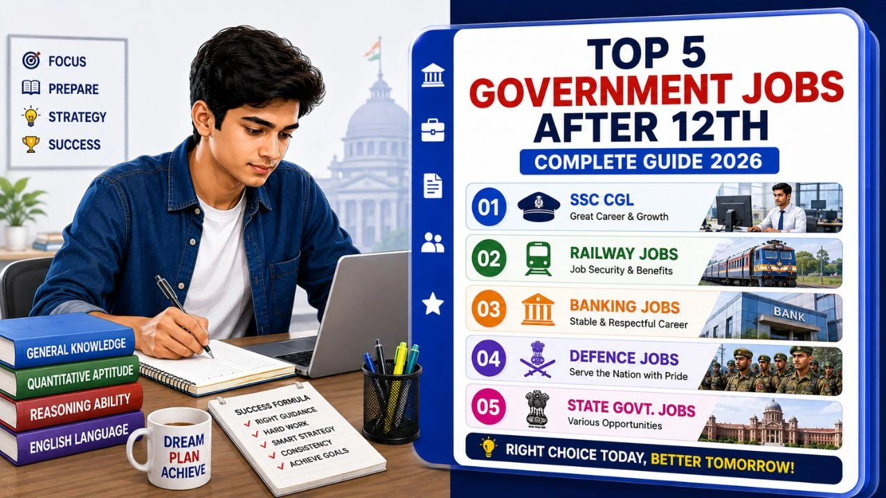 Top 5 Government Jobs After 12th: Complete Guide 2026