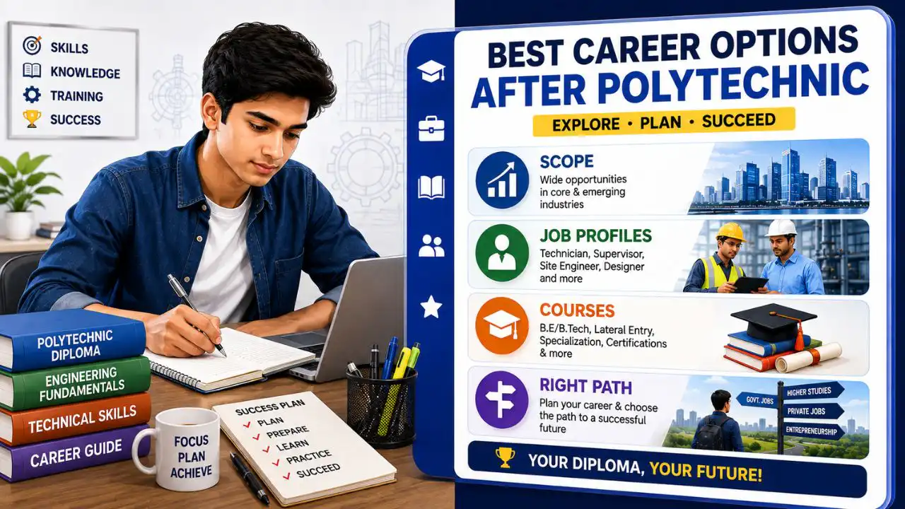 Best Career Options After Polytechnic: Check Scope, Job Profiles, Courses After Polytechnic