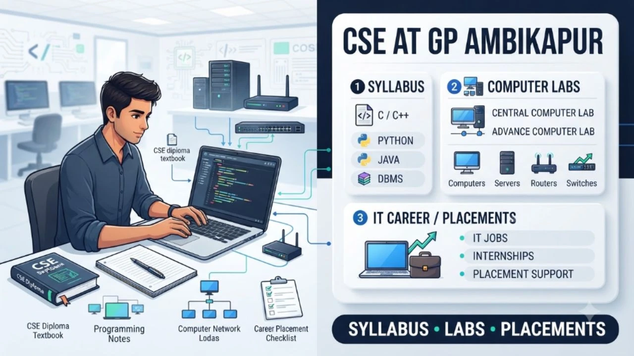 Computer Science & Engineering (CSE) at GP Ambikapur: Syllabus, Lab Infrastructure & IT Placements