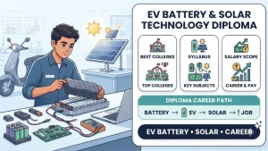 EV Battery & Solar Technology Diploma Courses: Best Colleges, Syllabus & Salary Scope
