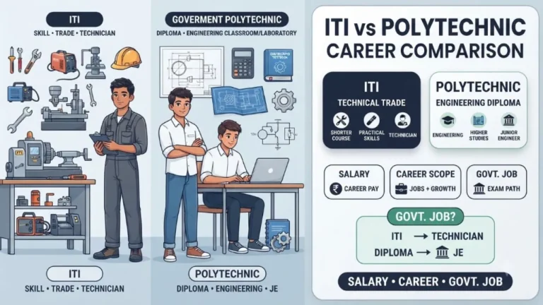 ITI vs. Polytechnic Diploma: Salary, Career Scope, and Which Course Gets You a Government Job Faster?