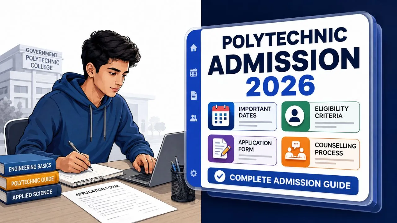 Polytechnic Admission 2026: Dates, Eligibility, Application Form, Counselling