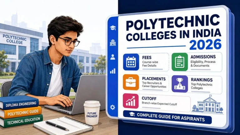 Polytechnic Colleges in India 2026- Fees, Admissions, Placements, Rankings, Cutoff