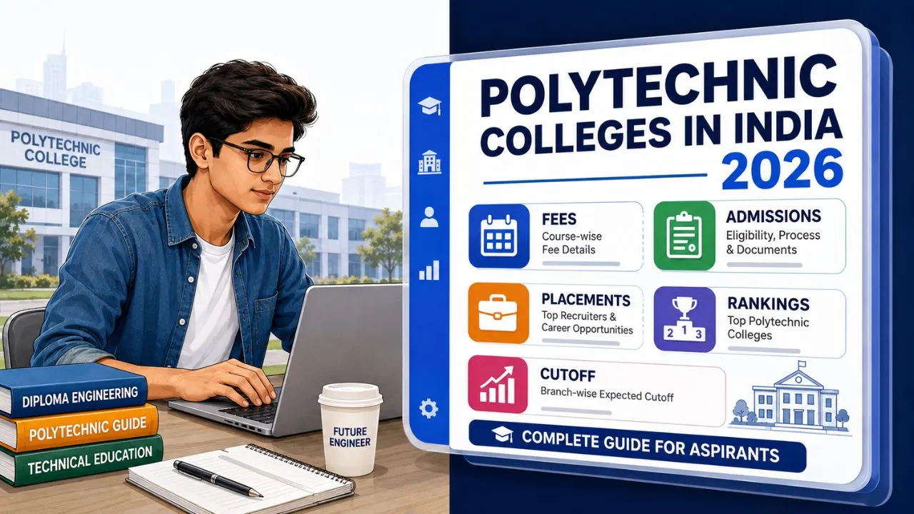 Polytechnic Colleges in India 2026- Fees, Admissions, Placements, Rankings, Cutoff