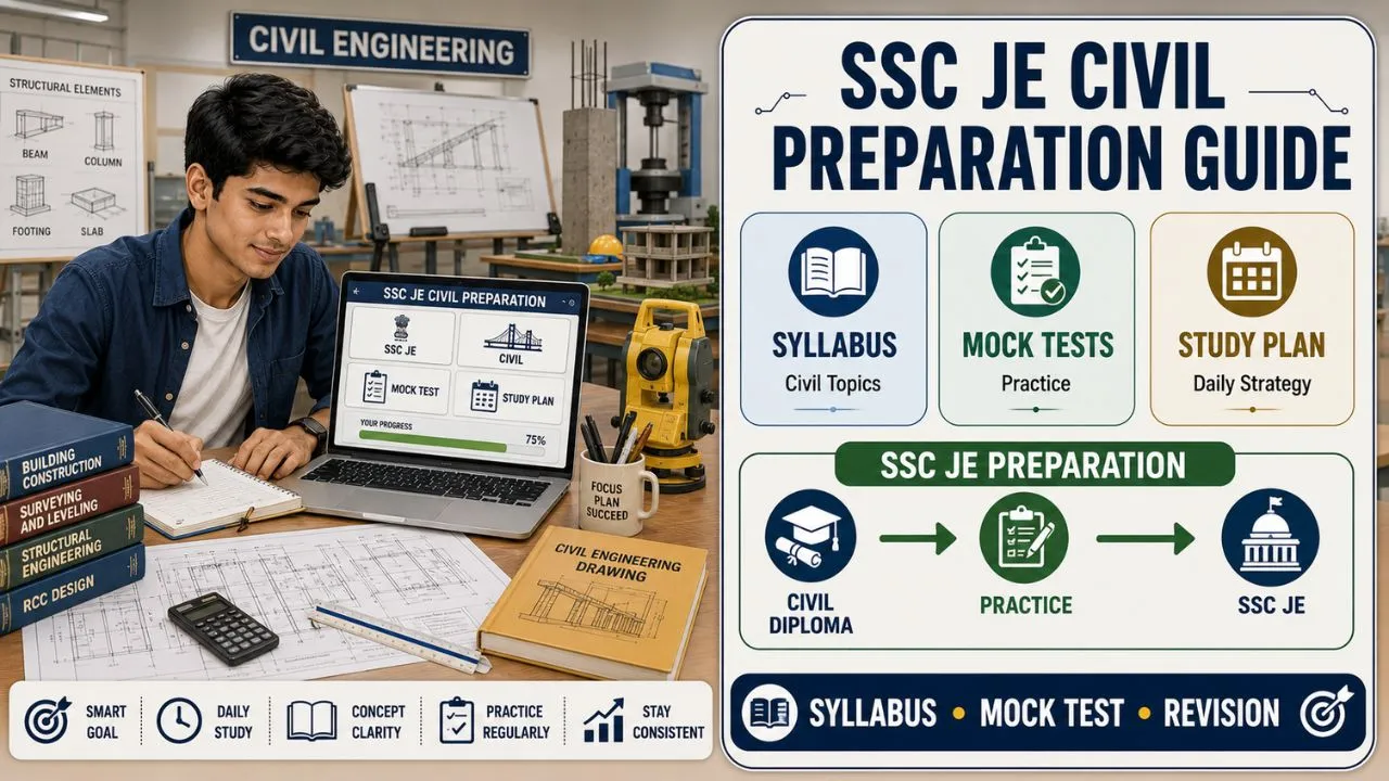 Preparation Strategy for SSC JE Civil Exam: A Guide for GP Ambikapur Civil Diploma Aspirants