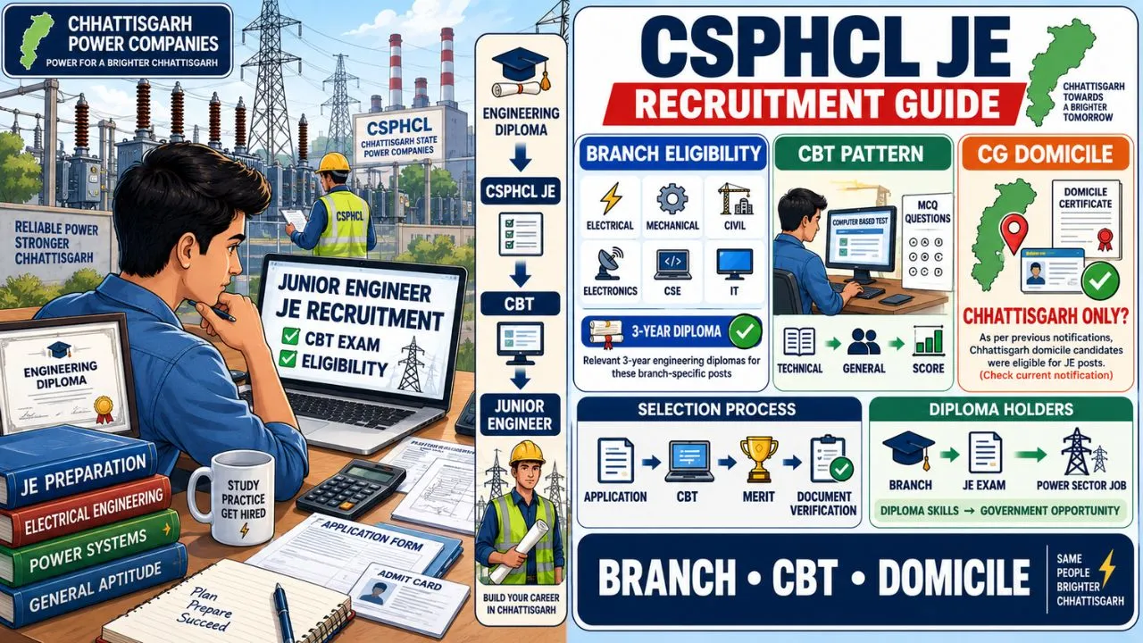 CG Vyapam Technical Recruitment Rules: Assistant Cartographer & Sub-Engineer Syllabus, Local Domicile Perks & Age Relaxation