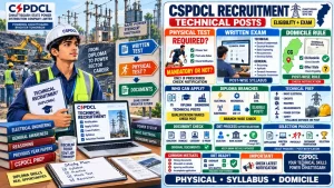 CSPDCL Technical Recruitment Guide: Physical Efficiency Test Rules, Written Syllabus & Domicile EligibilityHow to Crack RRB JE CBT-1 Non-Tech Paper: Subject Weightage, Daily Study Plan & High-Yield Topics for Diploma Student